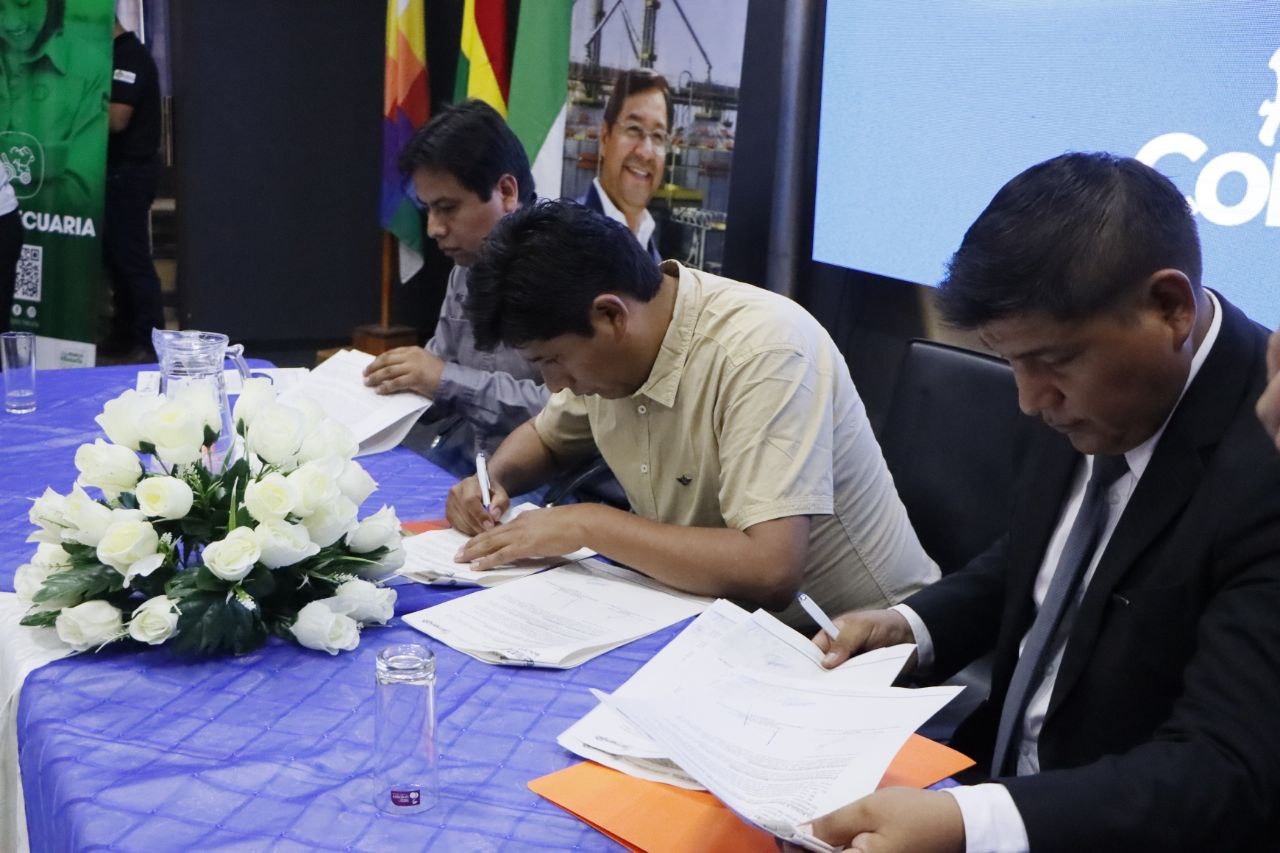 EMAPA firma convenio con institutos tecnológicos del municipio de Yacuiba