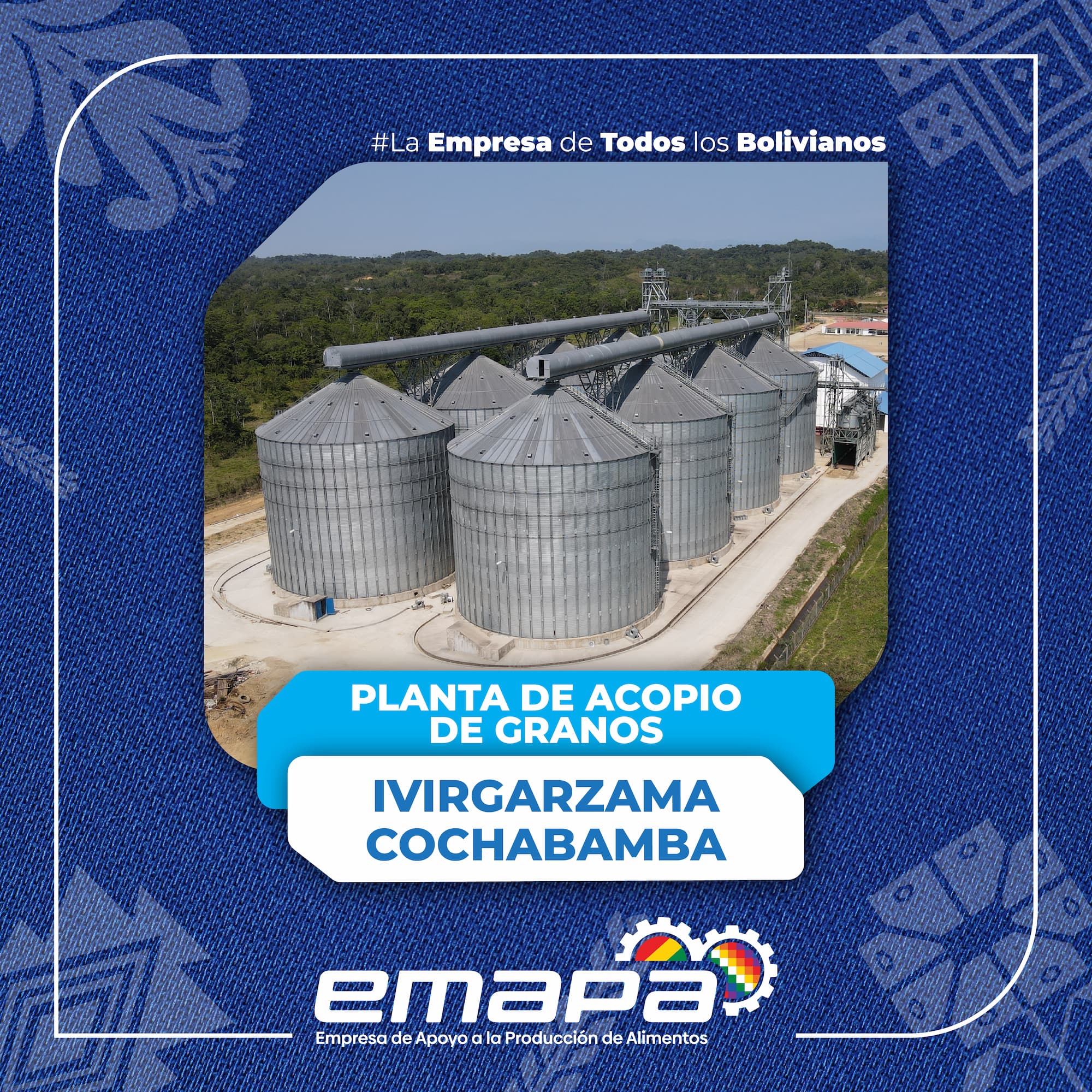 Se dedica a la recepción, almacenamiento y procesamiento de granos como maíz, soya y sorgo. Posee una línea de extracción de aceite de soya con una capacidad de 600 litros por hora, produciendo también expeller y harina de soya integral, esenciales para la elaboración de alimento balanceado. Esta infraestructura beneficia a más de 2.100 productores de los sectores bovino, porcino y avícola, garantizando insumos de calidad a precios justos.