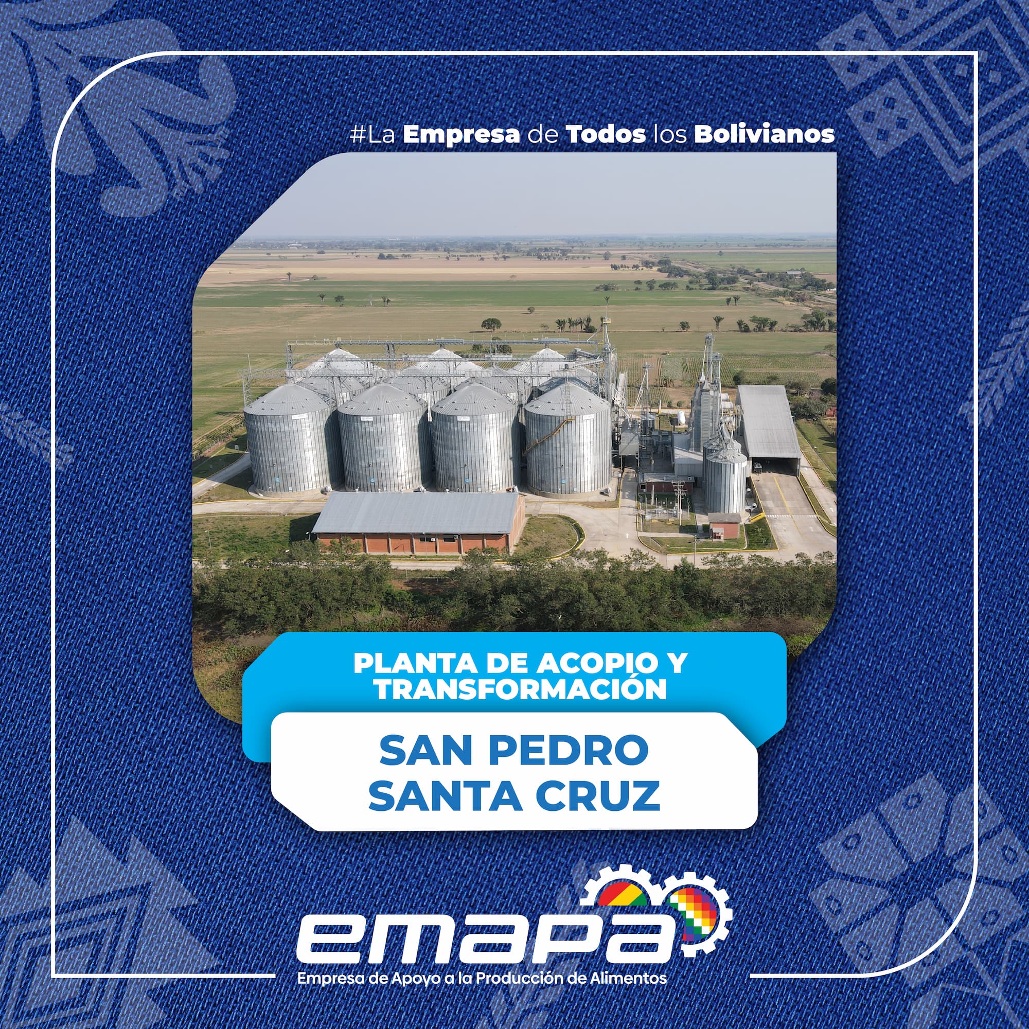 Se dedica a la recepción, almacenamiento y conservación de granos como maíz, trigo y soya. Estas instalaciones permiten a la planta apoyar a los productores locales, garantizando el acopio seguro de sus cosechas y contribuyendo a la seguridad alimentaria del país.